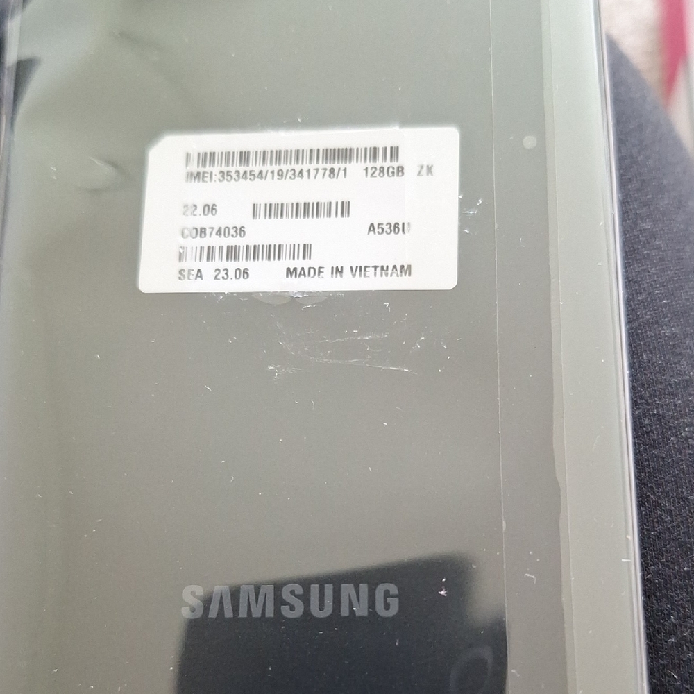 Samsung Smartphone with Sleek Gray Design